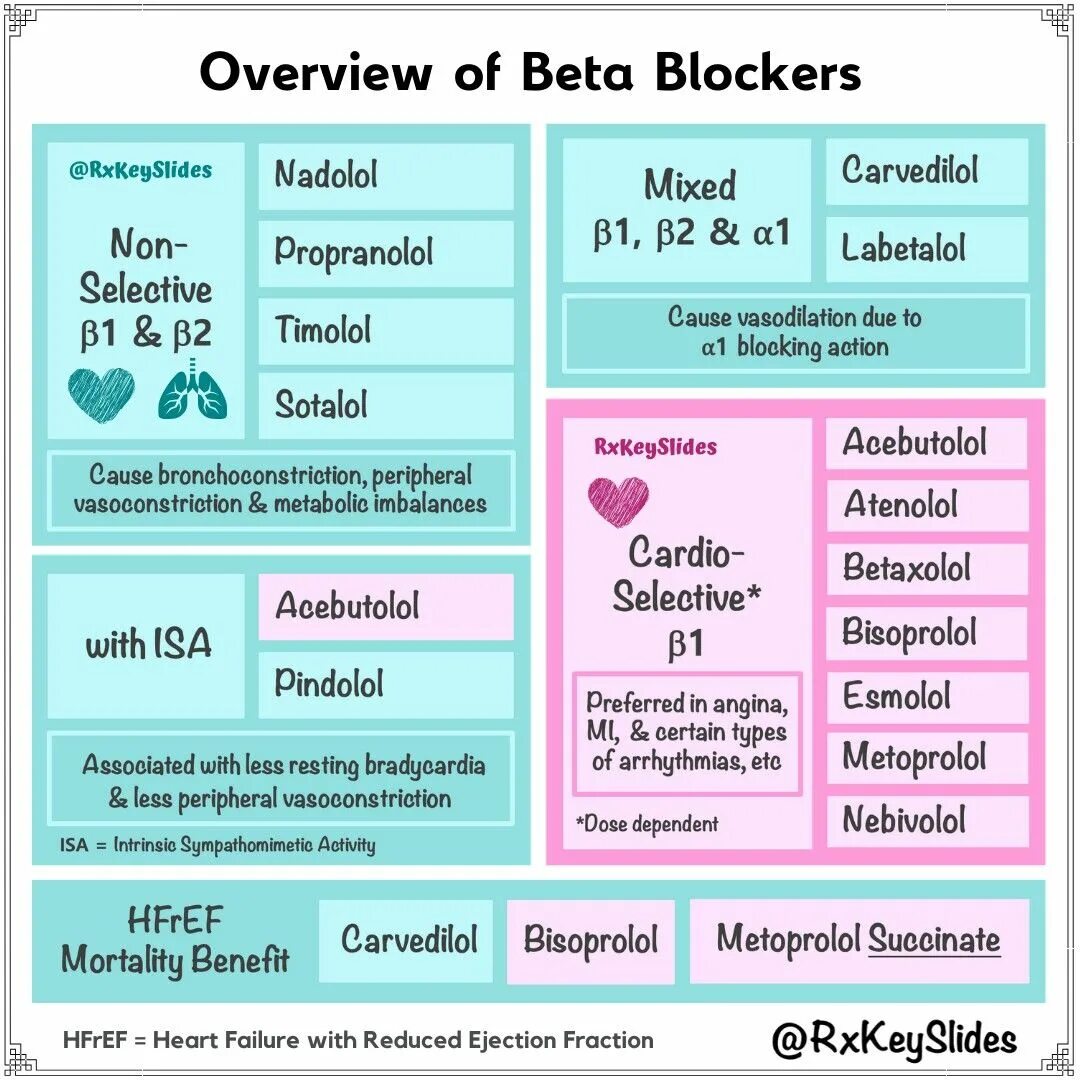 Beta sobaegjag i dallajyeossda. Beta blockers classification. beta blocker. selective beta blockers. types of beta blockers.
