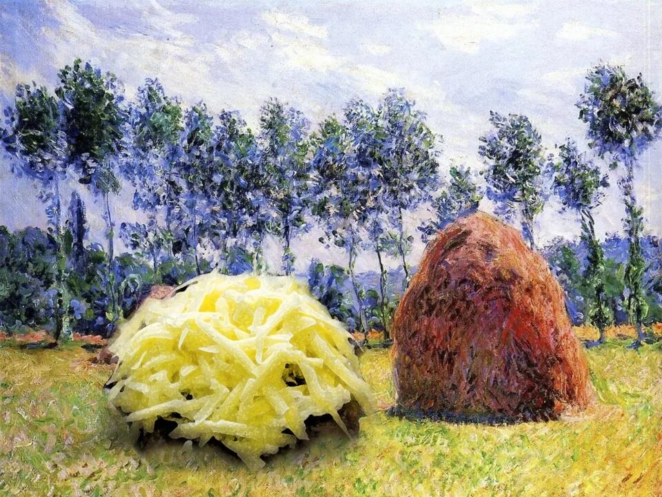 Стог 6. Стог сена картина клода моне.