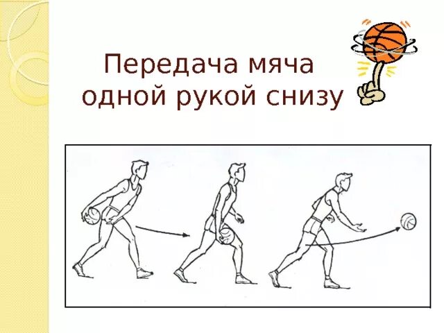 Передача мяча руками в движении. Передача мяча руками в движении