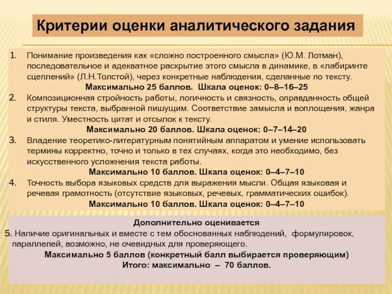 В чем суть аналитического. Критерии оценивания произведения. Критерии анализа произведения. Критерии анализа литературы. Критерии анализа текста.