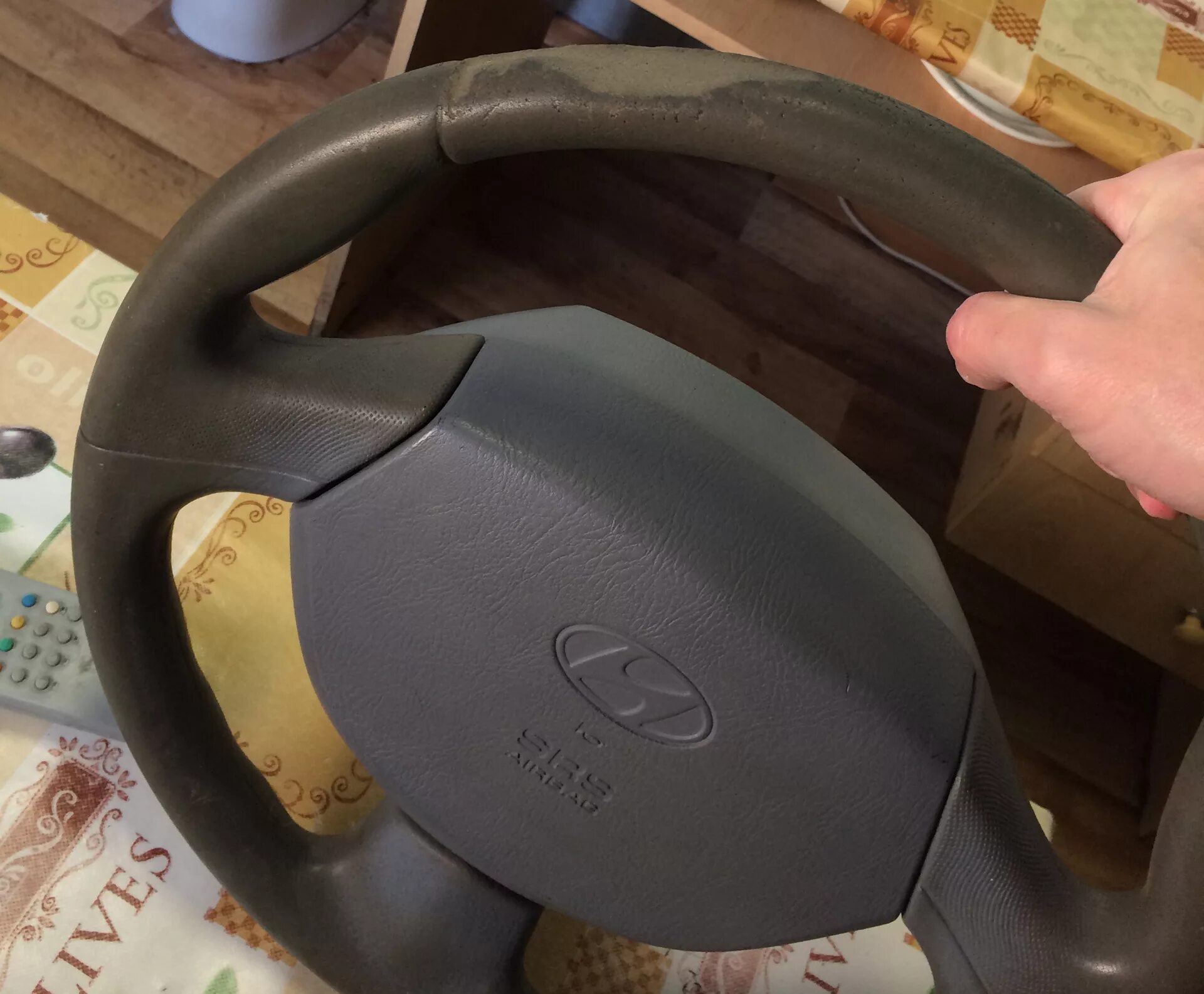 Как снять руль с акцента с подушкой Установка руля от Соляриса в акцент Hyundai Accent (2G), 1,5 л, 2010 года тюни