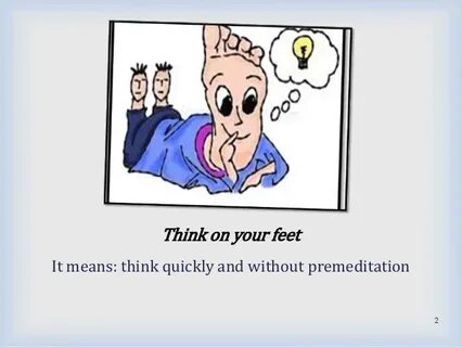 I find my feet