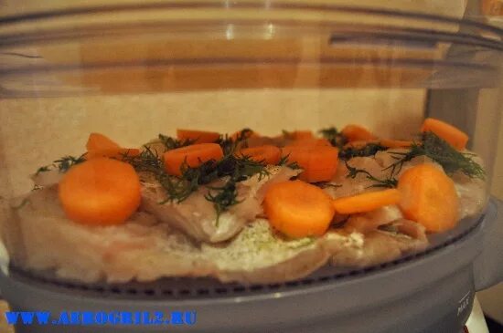 рыба в пароварке