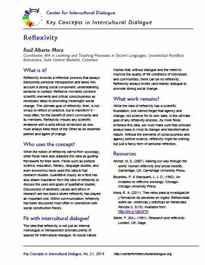 Dialogue key. Key Concepts in Intercultural Dialogue. What is Intercultural Dialogue. White paper on Intercultural Dialogue перевод. Reflexivity.