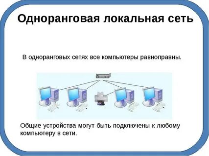 Достоинства и недостатки одноранговых сетей