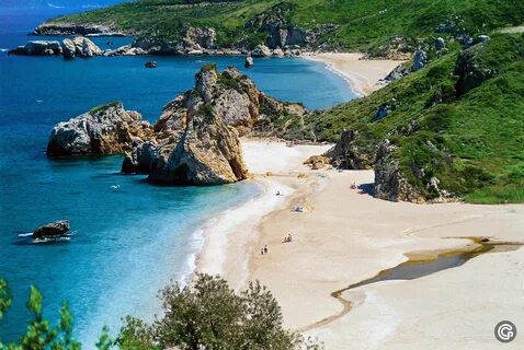 Famous beach