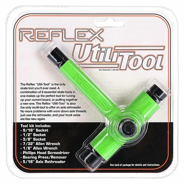 Зеленый рефлекс. Ключ для скейтборда. Ключ для скейта Reflex. Ключ для скейтборда купить. Reflex инструмент.