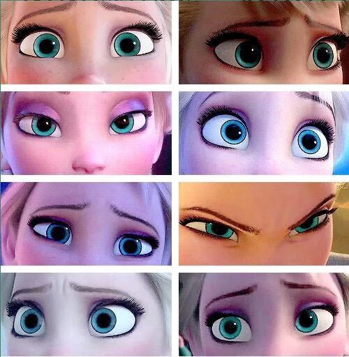 Глаз принцессы. Глаза Эльзы.