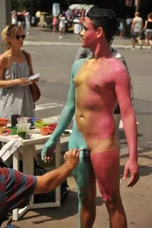 Body paint boner.