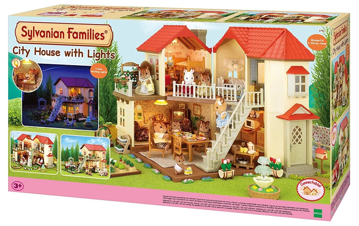 Сити фэмили. Набор Sylvanian Families "большой дом со светом" (2752). Sylvanian Families дом 5302. Сильвания Фэмили домик 5302. Игровой набор Sylvanian Families большой дом со светом 2752/4531/5302.