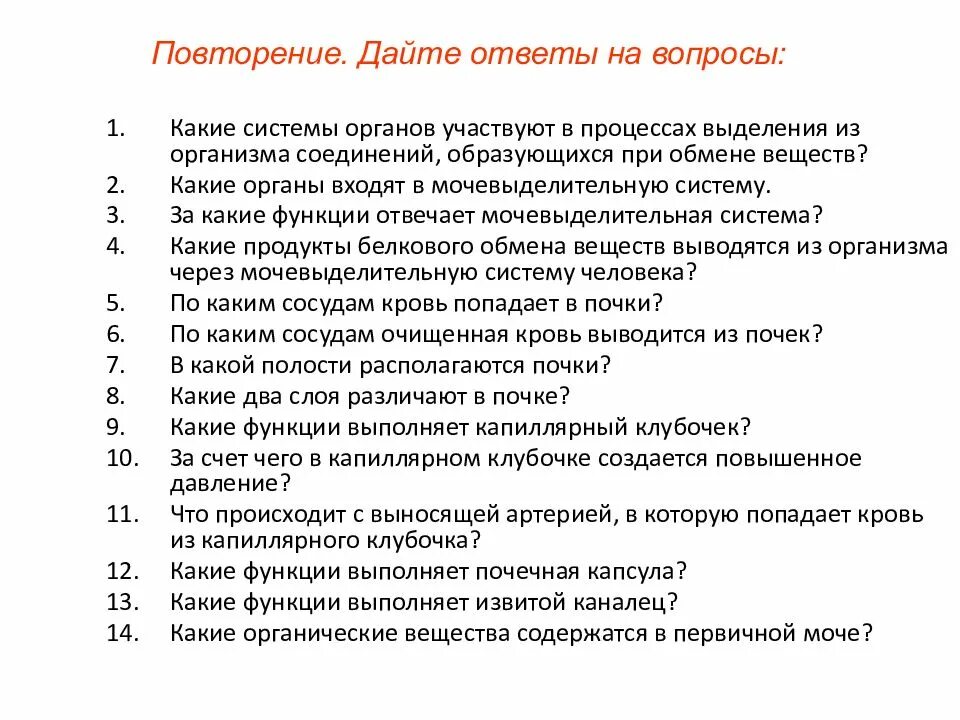 Система ответа. Вопросы по выделительной системе. вопросы по мочевыделительной системе. вопросы про выделительную систему. вопросы на тему выделительная система.