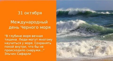 31 октября день черного моря