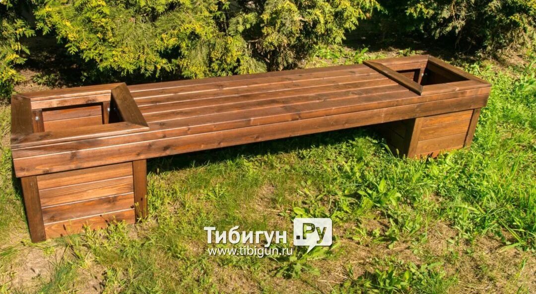 Как сделать скамейку со спинкой своими