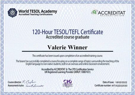 Tefl tesol