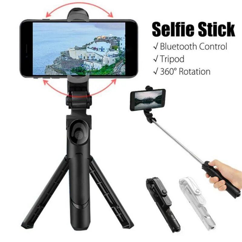 Selfie Stick Tripod 360. Selfie Stick Tripod XT-09 XT-10. Селфи палка Bluetooth тренога пульт Ду. Монопод вращающийся для телефона.