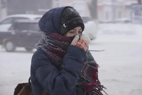 Сильные морозы москва