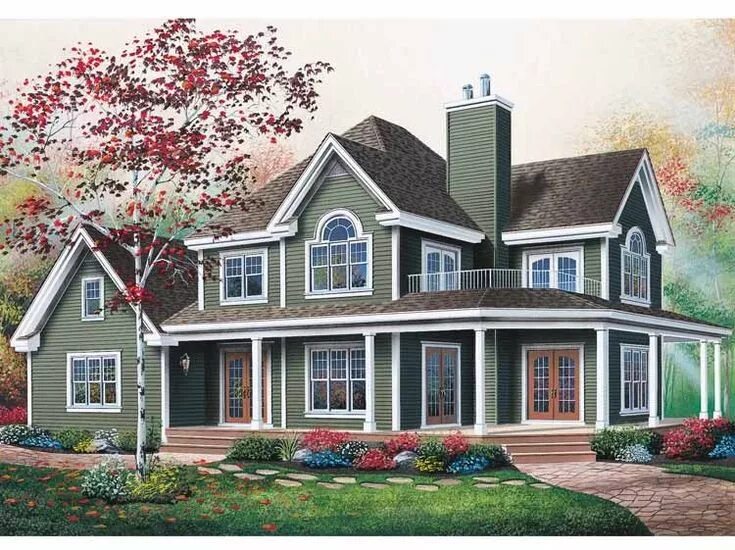 Down Home Styling with Options - 5115MM Architectural Designs - House Plans