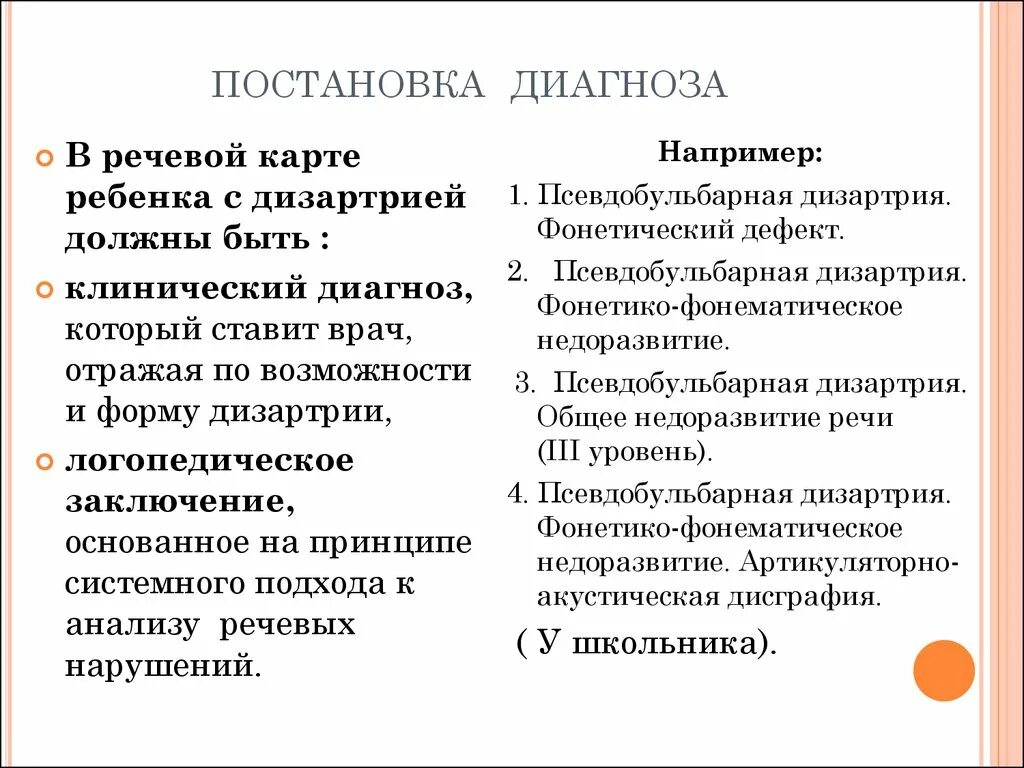 Логопед при дизартрии. Диагнозы ОНР заключение логопедическое. Стёртая форма дизартрии заключение ОНР. Диагнозы для логопедической группы. Диагнозы в логопедии у детей.