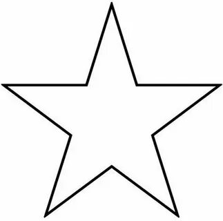 Звезда легкая рисунок