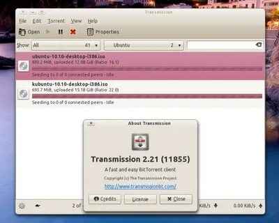 Transmission client