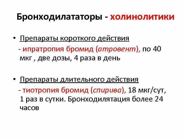 Холинолитики список. Бронходилататоры при бронхиальной астме. Быстродействующие бронходилататоры. Бронходилататоры длительного действия препараты. Ингаляционные бронходилататоры короткого действия.