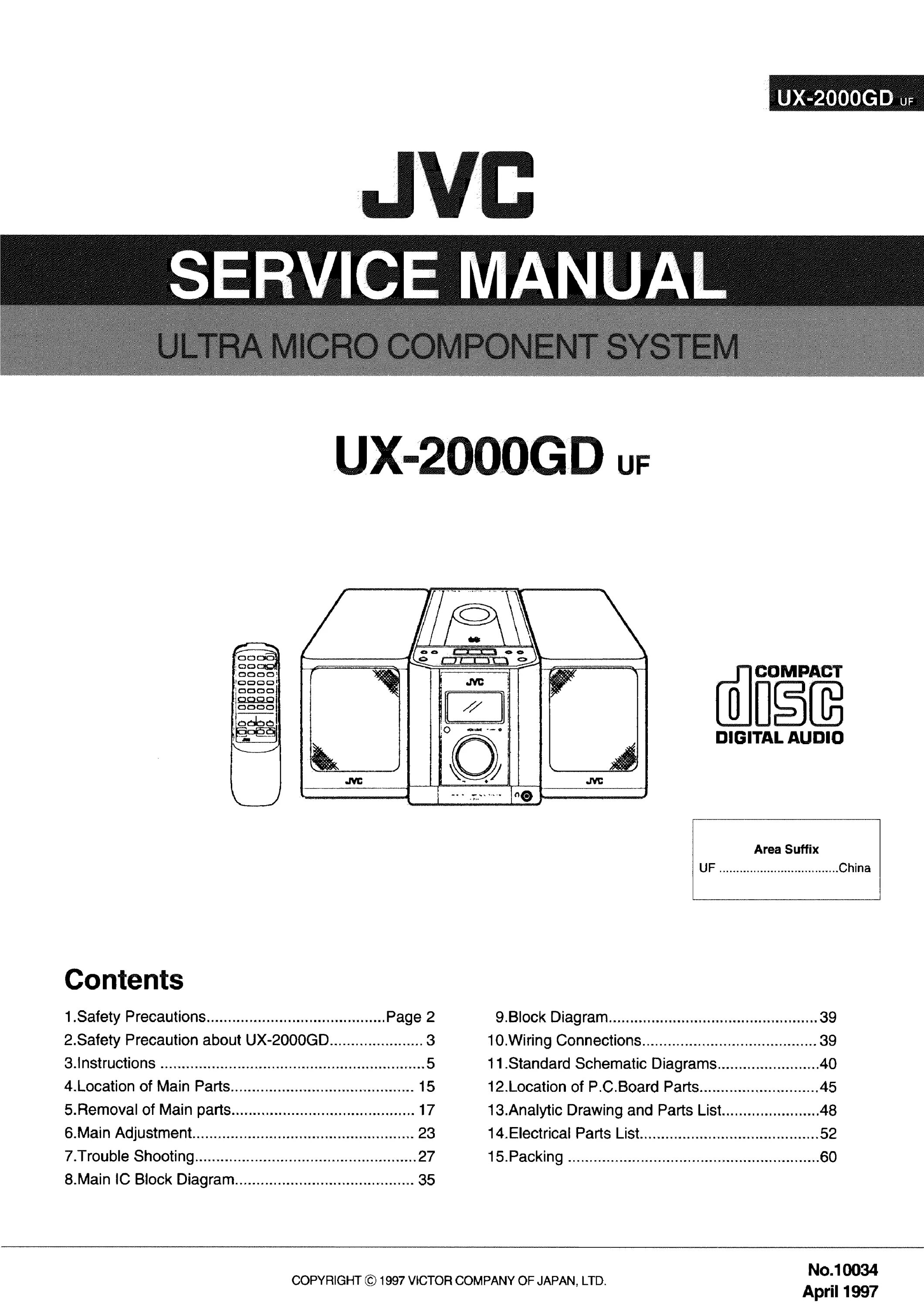 Service manual jvc. JVC UX-1000. Micro component System JVC 2000. JVC UX-1 service manual. JVC UX-1000gr.