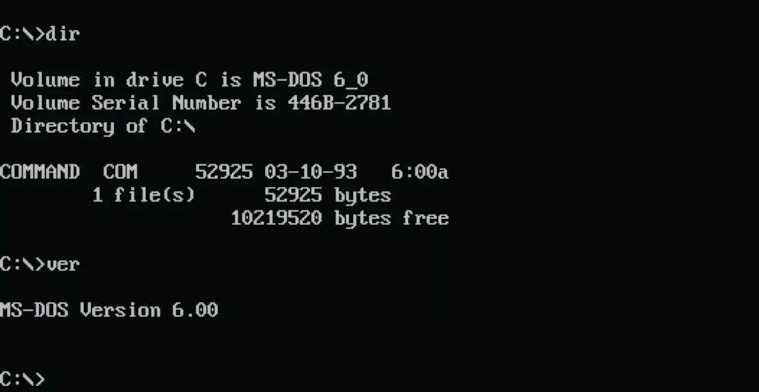 Дос расшифровка. Операционной системы MS-dos. Интерфейс MS dos 6.0. Дисковая Операционная система MS dos. Экран MS dos.
