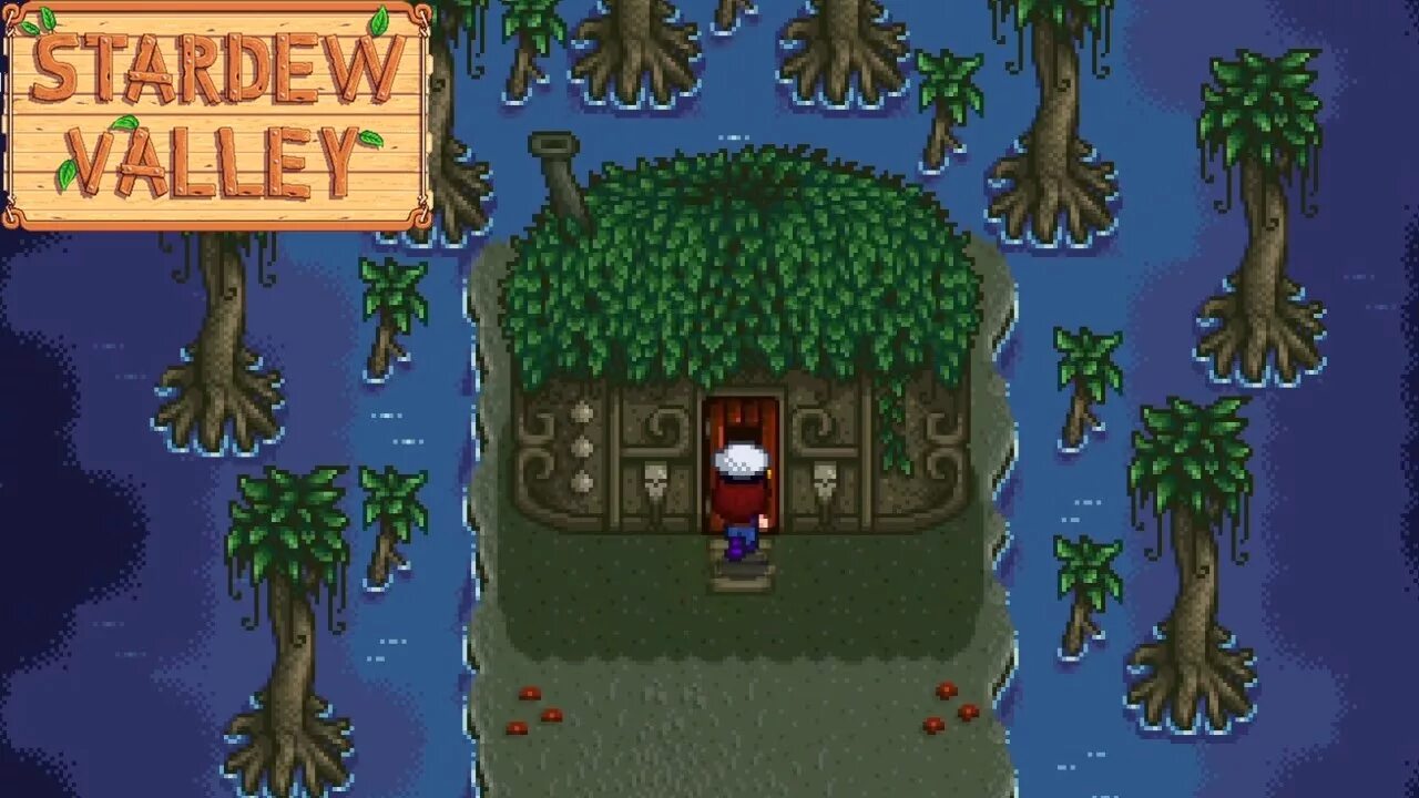 Как получить кроличью лапку в stardew. Stardew valley ведьма. stardew valley хижина ведьмы. болото ведьмы в stardew valley. стардью валли ведьма.