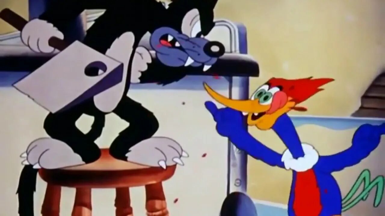 Дятел вуди орт 1995-1997. Вуди вудпекер. Дятел вуди 1941. Woody woodpecker pantry panic. Pantry panic.