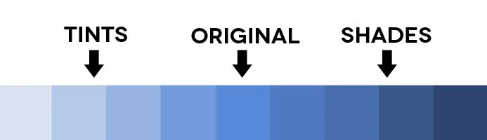 Tint shade. Tints and shades. tint или shade. tints.