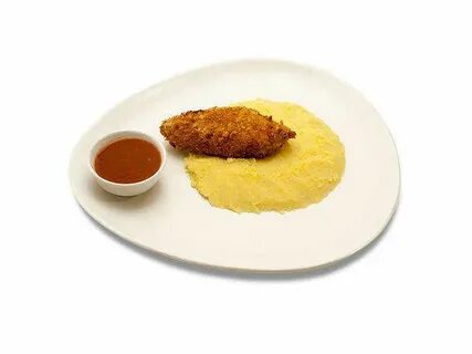 Котлета по киевски с картофельным пюре