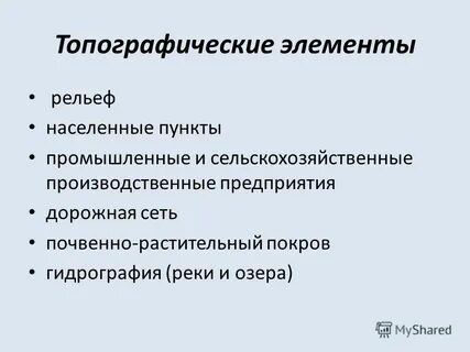 Топография это