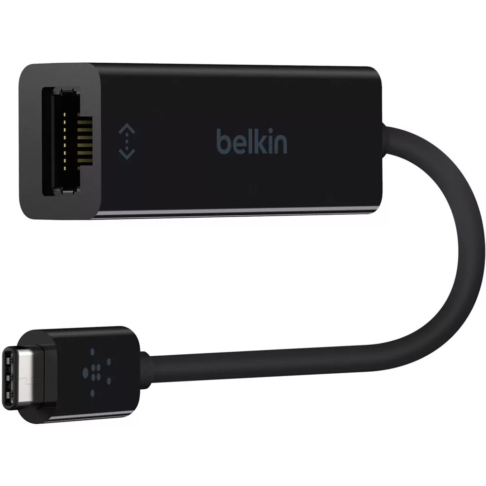 Belkin usb c. Belkin f2cu040. Ethernet-адаптер Belkin f2cu040btblk. Адаптер Belkin USB-C - Gigabit Ethernet Adapter, 0.15m, Black.
