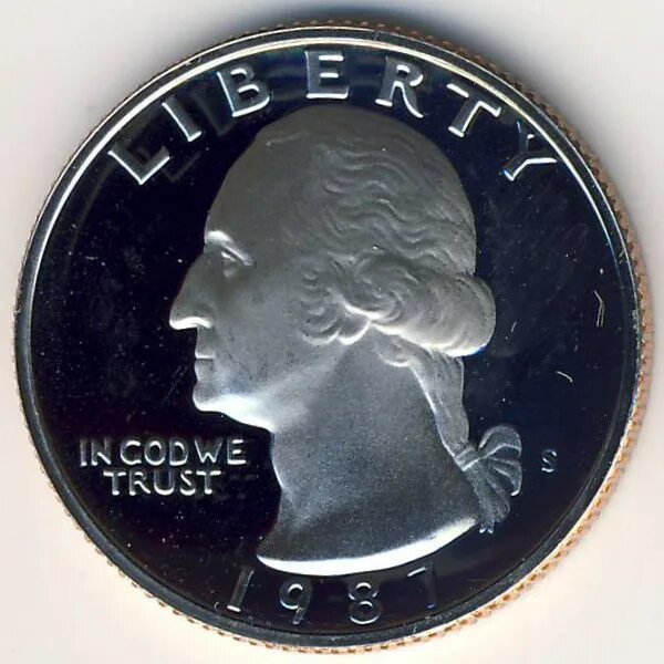 Доллар США монета 1987г. Монета 1/4 доллара США 1986. Железные доллары США.