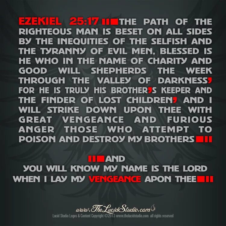 Иезекииль глава 25 стих. Иезекииль 25/17. Иезекииль глава 25 стих 17. Иезекииль 25/17 Библия. 25 17 Библия Иезекииль глава стих.