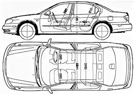 Nissan sunny габариты