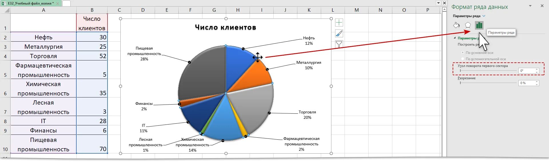 Обновить данные в диаграмме. Круговая диаграмма с подписями данных. подписи данных в excel. типы подписи данных на диаграмме. подписи данных в диаграмме excel.