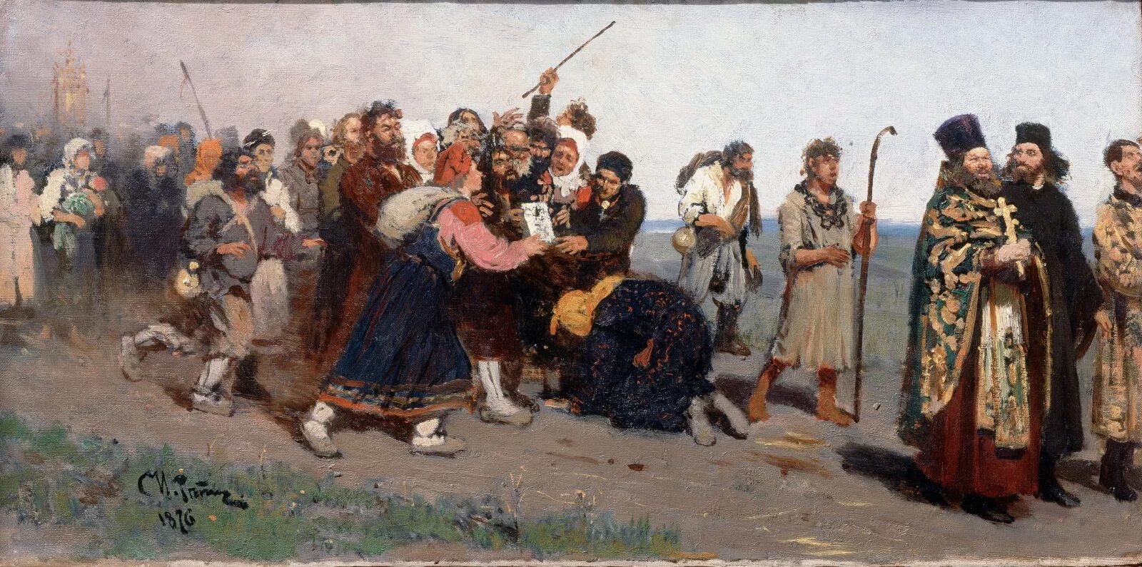 в сентябре 1877 года репин с семьей. в сентябре 1877 года репин с семьей. репин илья ефимович сходка. сообщение про художника репина кратко. крестный ход в курской губернии репин.