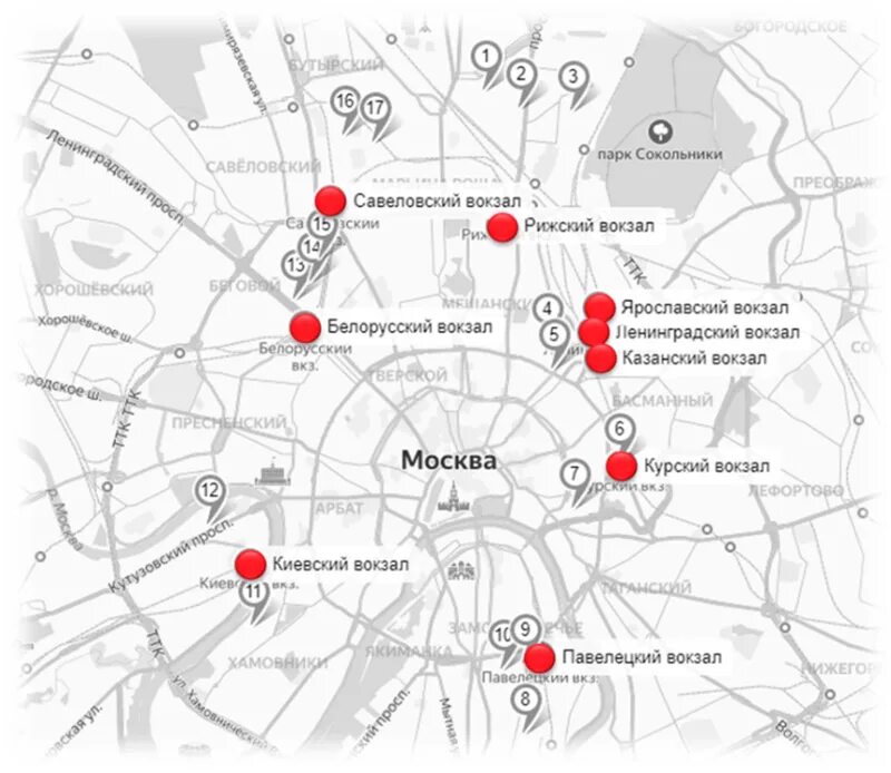 Фамилия адреса на карте москвы. Москва Павелецкий и Казанский вокзал. Москва Павелецкий вокзал Ярославский вокзал. Павелецкий вокзал от белорусского вокзала. ЖД вокзалы Москвы на карте.