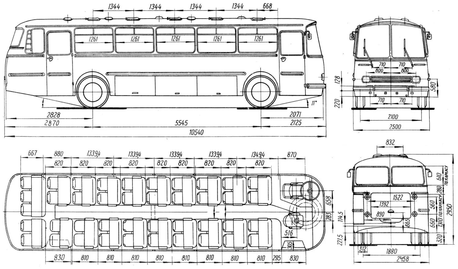 Какая длина автобуса. ЛАЗ 699 чертеж. ЛИАЗ 677 чертеж. ЛИАЗ 677 габариты. Автобус ЛАЗ 697н.