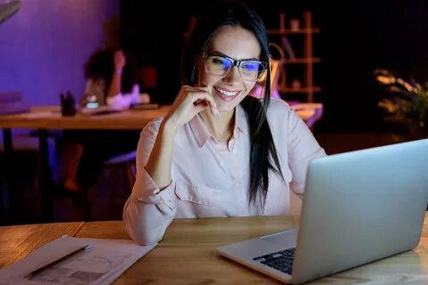 Работать в очках