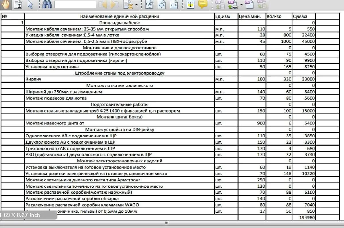 Расценки на прокладку кабеля. Расценки на монтаж кабеля. Перечень электромонтажных работ. Смета на электромонтажные работы образец. Расценка на кабель канал