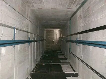 Металлические шахты лифтов