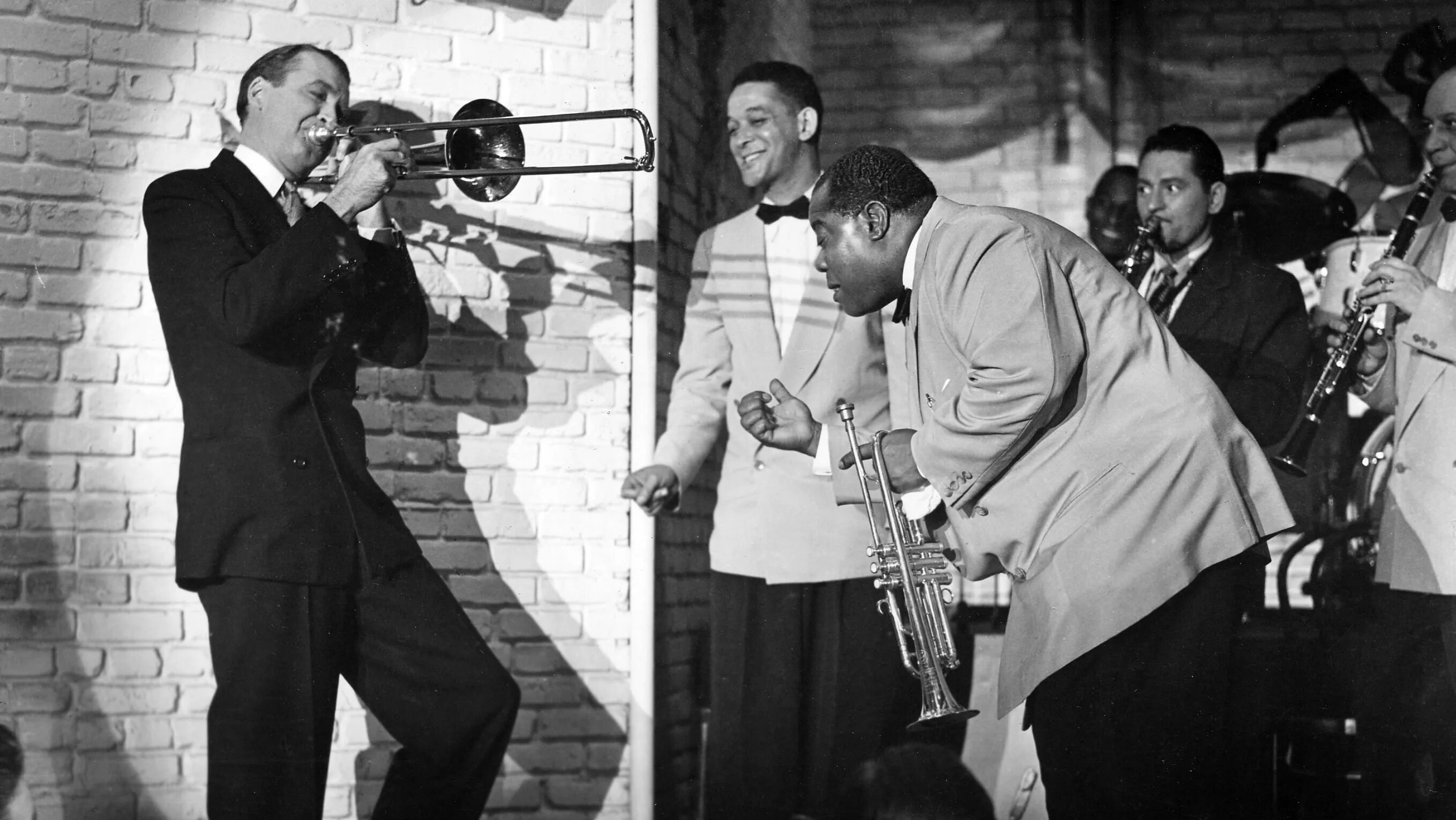50 года джаз. Гленн Миллер джаз. Jazz Louis Armstrong. Джазовый оркестр Гленна Миллера.
