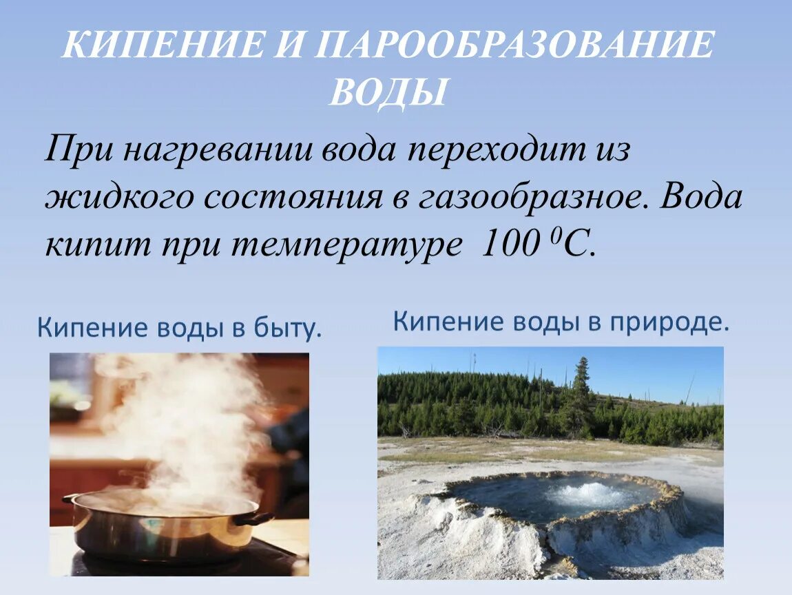 Кипение в быту и природе. Кипение в природе. Кипение воды в природе. Причина кипения воды. Почему кипит