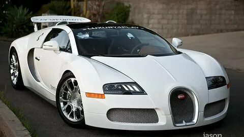 Белый bugatti