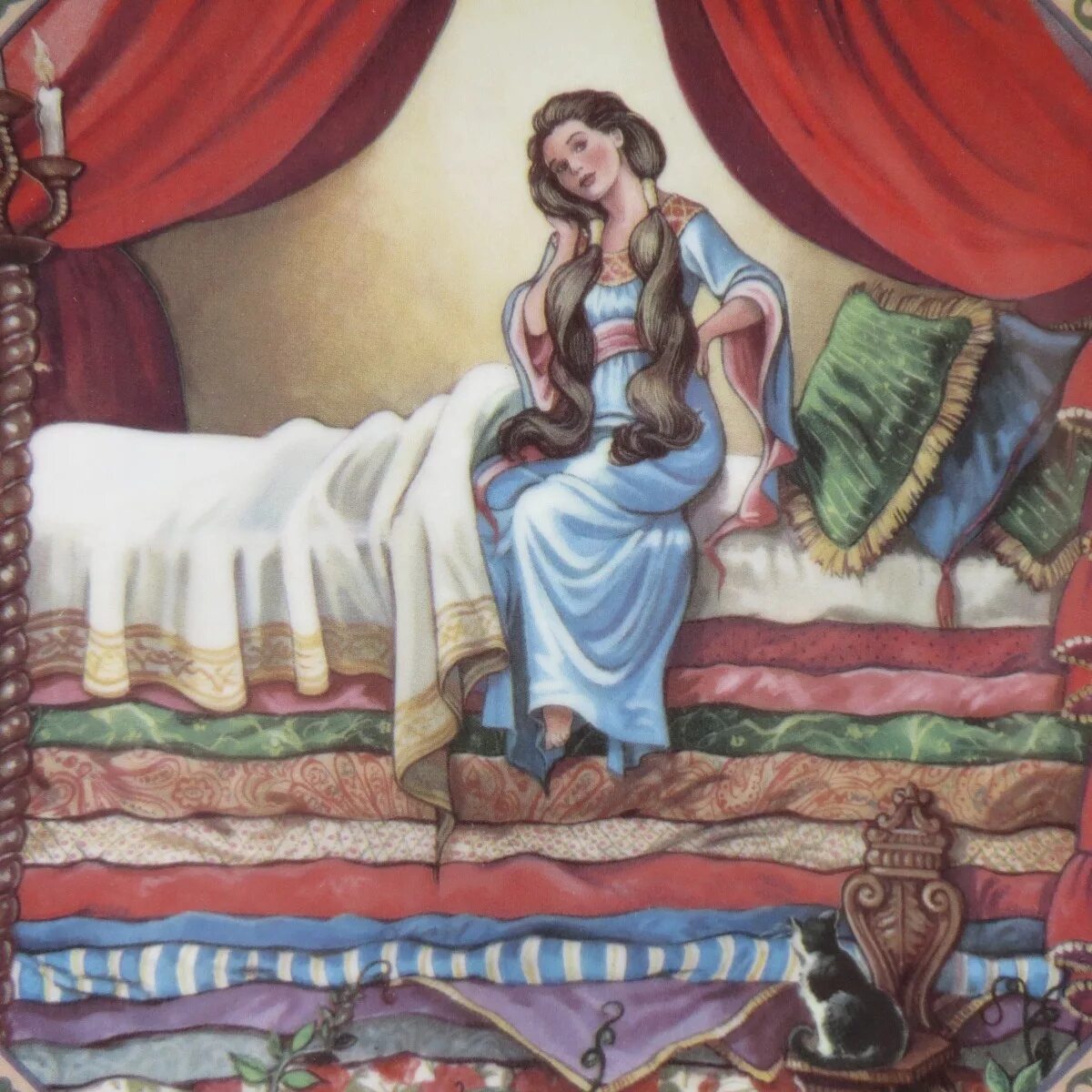 Какой предмет мешал спать принцессе всю ночь. Принцесса на горошине: сказки. Сказки Андерсена принцесса на горошине.