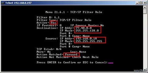 Telnet проверить порт