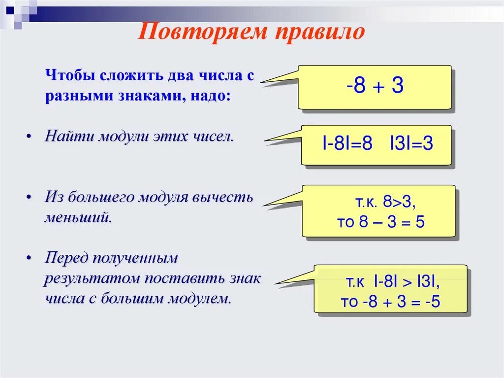 Правила сложения и вычитания отрицательных и положительных чисел. Сложение и вычитание отрицательных и положительных чисел правило. Сложение положительных и отрицательных чисел 6 класс правило. Сложение и вычитание отрицательных чисел правило.