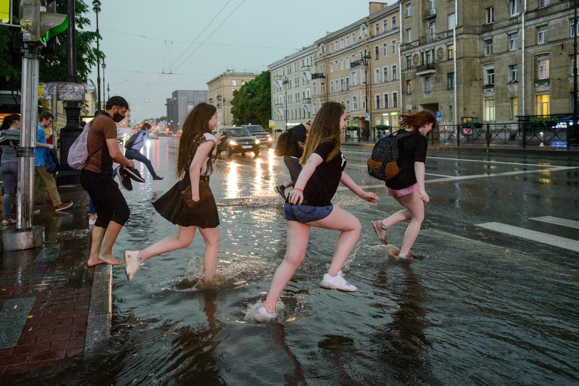 В каком году был дождь